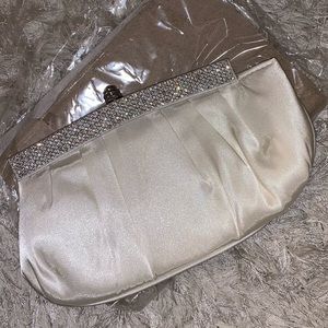 David’s Bridal shoulder/Clutch With crystals